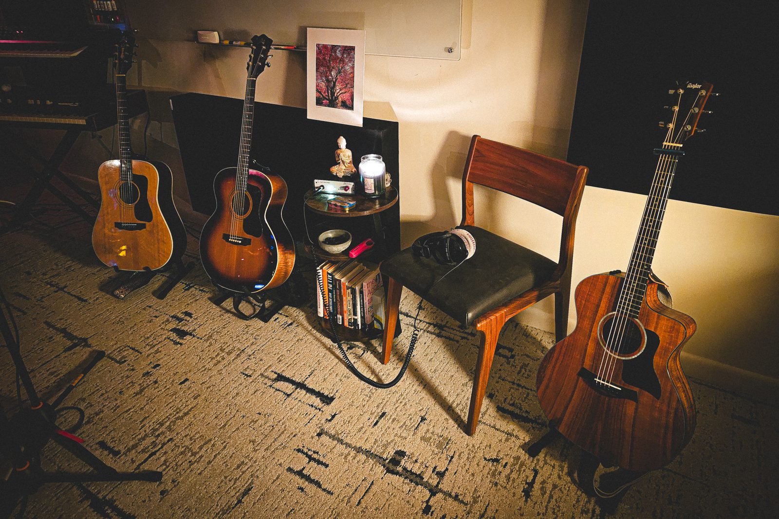 A session in progress at the studio